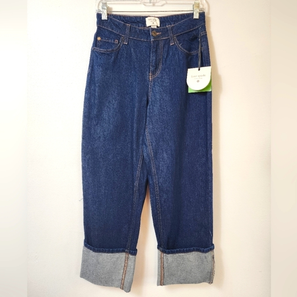 Kate Spade New York x Target Wide Leg Cropped Jeans Size 2, 6, 8 NWT